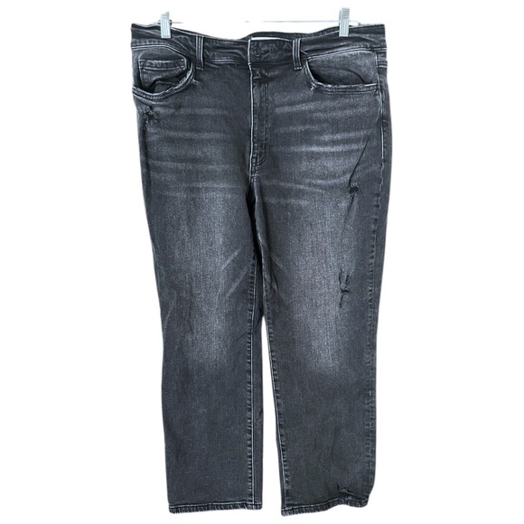 Flying Monkey Distressed High Rise Straight Leg Jeans size 20W - Picture 2 of 8